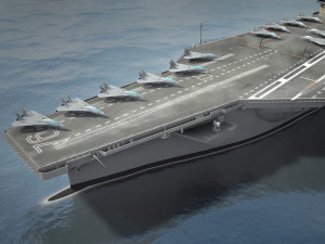 USS Ronald Reagan CVN76 Carrier 3D Model