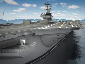 USS Ronald Reagan CVN76 Carrier 3D Model