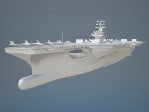 USS Ronald Reagan CVN76 Carrier 3D Model