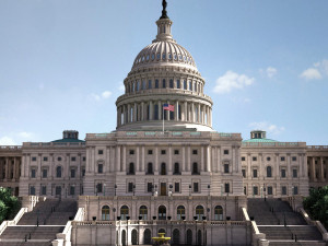 United States Capitol 3Dモデル