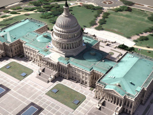 United States Capitol 3Dモデル