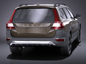 Volvo XC70 2014 vray 3D 模型