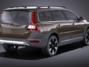 Volvo XC70 2014 vray 3D 模型