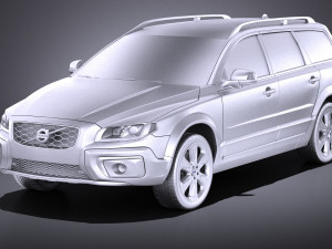 Volvo XC70 2014 vray 3D 模型