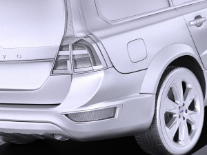 Volvo XC70 2014 vray 3D 模型