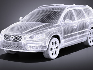 Volvo XC70 2014 vray 3D 模型