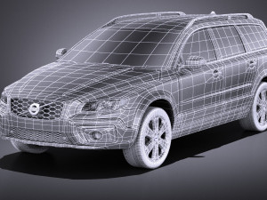 Volvo XC70 2014 vray 3D 模型