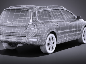 Volvo XC70 2014 vray 3D 模型