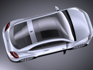 Volkswagen Beetle R-line 2014 vray Modèle 3D