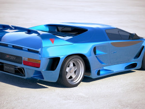 Vector Avtech WX3 1993 3D 模型