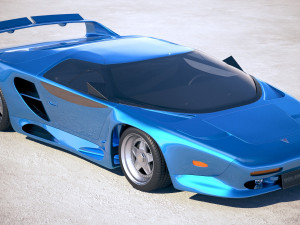 Vector Avtech WX3 1993 3D 模型