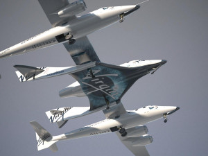 Virgin Galactic Shuttle 3D Model