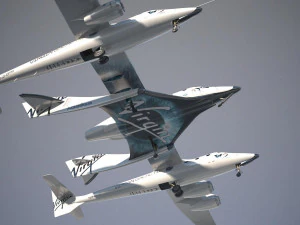 Virgin Galactic Shuttle 3D Model