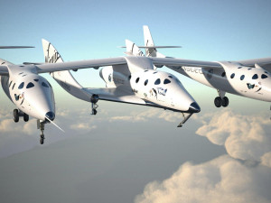 Virgin Galactic Shuttle 3D Model