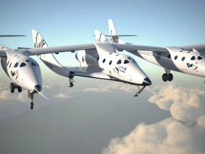 Virgin Galactic Shuttle 3D Model
