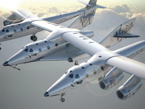 Virgin Galactic Shuttle 3D Model
