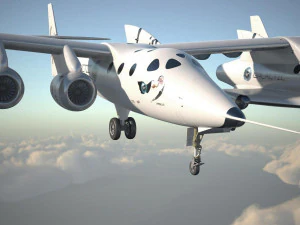 Virgin Galactic Shuttle 3D Model