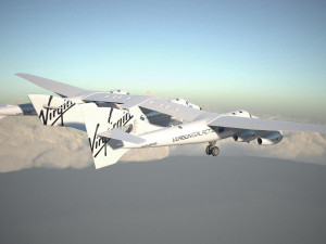 Virgin Galactic Shuttle 3D Model