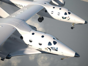 Virgin Galactic Shuttle 3D Model
