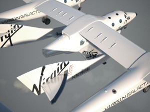 Virgin Galactic Shuttle 3D Model