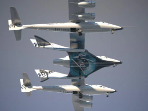Virgin Galactic Shuttle 3D Model
