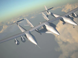 Virgin Galactic Shuttle 3D Model