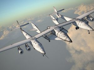 Virgin Galactic Shuttle 3D Model