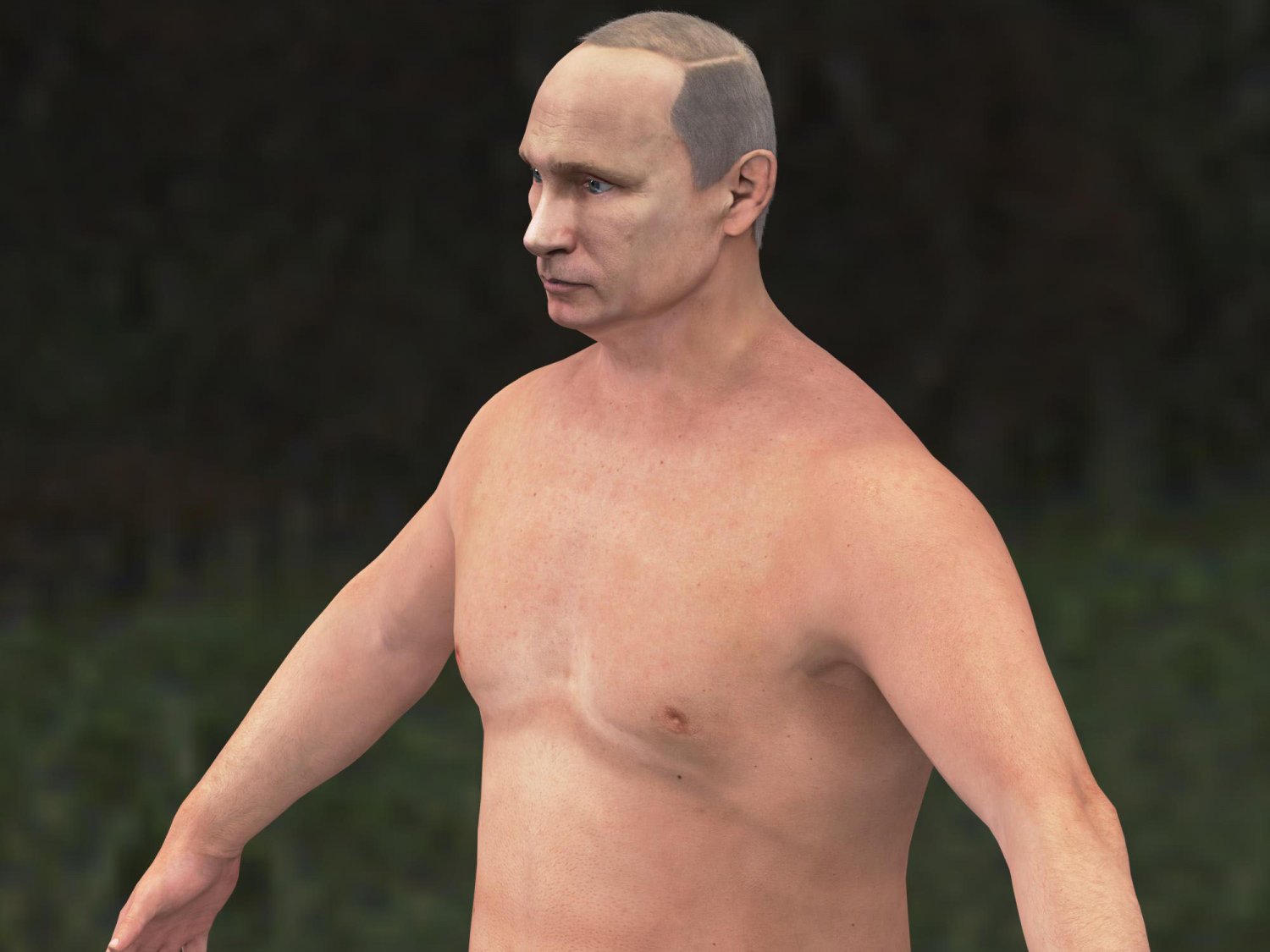 Путин 3d модель