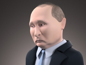 Vladimir Putin Cartoon 3D 模型