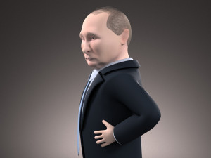 Vladimir Putin Cartoon 3D 模型