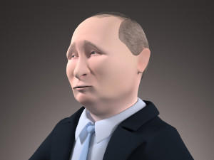 Vladimir Putin Cartoon 3D 模型