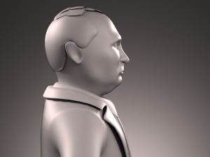 Vladimir Putin Cartoon 3D 模型