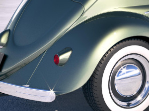 Volkswagen Beetle 1950 3D 모델