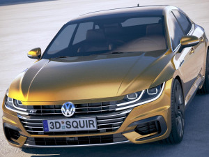 Volkswagen Aerton R-line 2018 3D Model