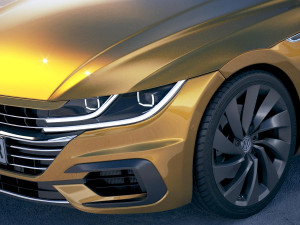 Volkswagen Aerton R-line 2018 3D Model