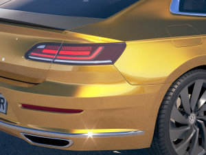 Volkswagen Aerton R-line 2018 3D Model