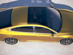 Volkswagen Aerton R-line 2018 3D Model