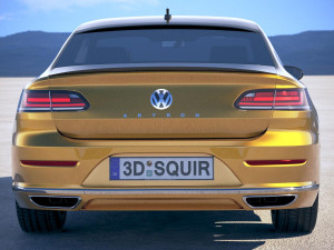 Volkswagen Aerton R-line 2018 3D Model