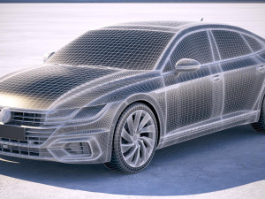 Volkswagen Aerton R-line 2018 3D Model