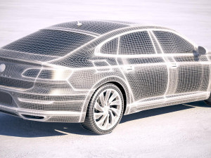 Volkswagen Aerton R-line 2018 3D Model