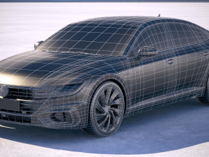 Volkswagen Aerton R-line 2018 3D Model