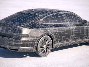 Volkswagen Aerton R-line 2018 3D Model