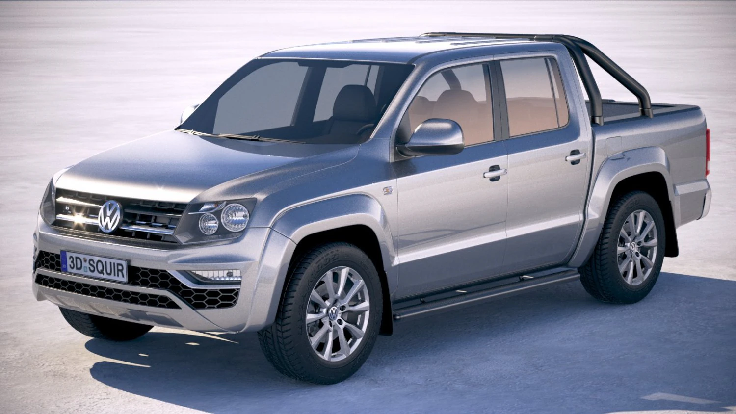 Volkswagen Amarok 2018 3D Model .c4d .max .obj .3ds .fbx .stl .blend 