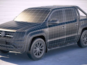 Volkswagen Amarok 2018 3D Model