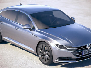 Volkswagen Arteon 2018 3D Model
