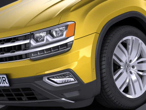 Volkswagen Atlass 2018 3D Model
