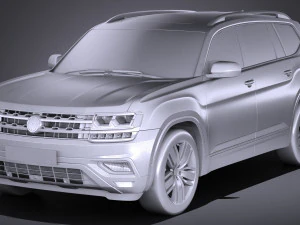 Volkswagen Atlass 2018 3D Model