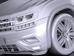 Volkswagen Atlass 2018 3D Model