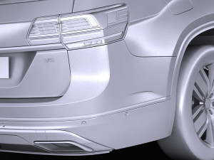 Volkswagen Atlass 2018 3D Model