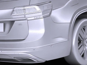 Volkswagen Atlass 2018 3D Model